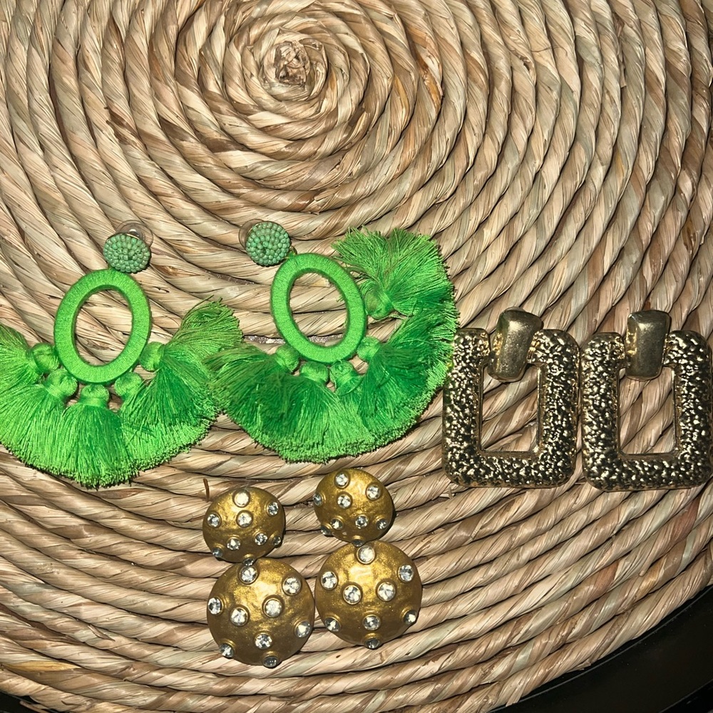 Set of 3 earrings